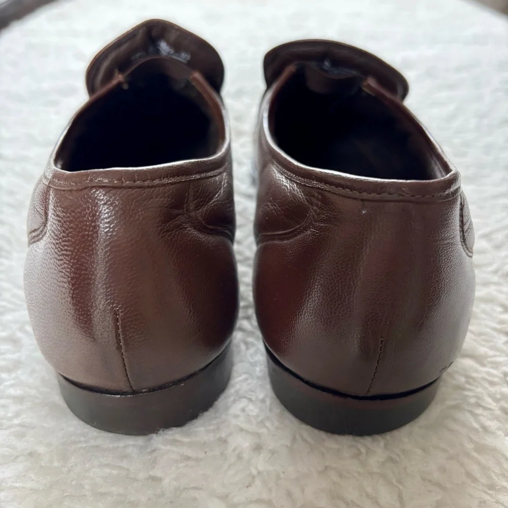 Florsheim Rich Brown Leather Slip-On/Loafers Men’s Shoes size 10.5 B